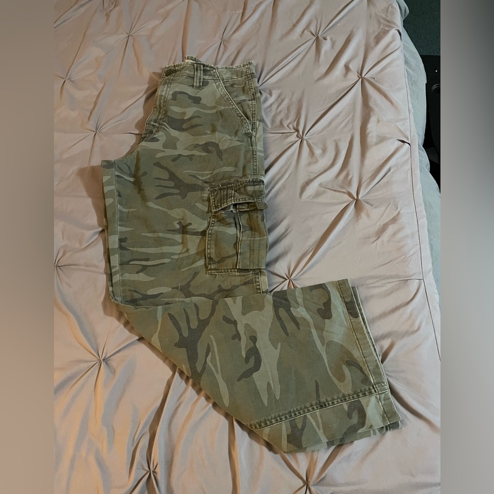 Wrangler Men's Green Cargo Pants